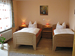 Zimmer 3 mit getrennten Betten
